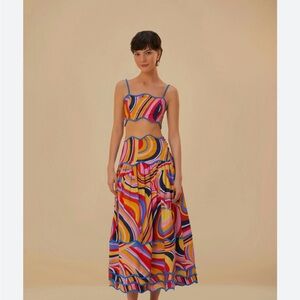 Farm Rio- multicolor waves set